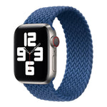 Pulseira de substituição em nylon trançado Metal Head cor sólida Para Apple Watch Series 6 & SE & 5 & 4 40mm / 3 & 2 & 1 38mm, L 155mm