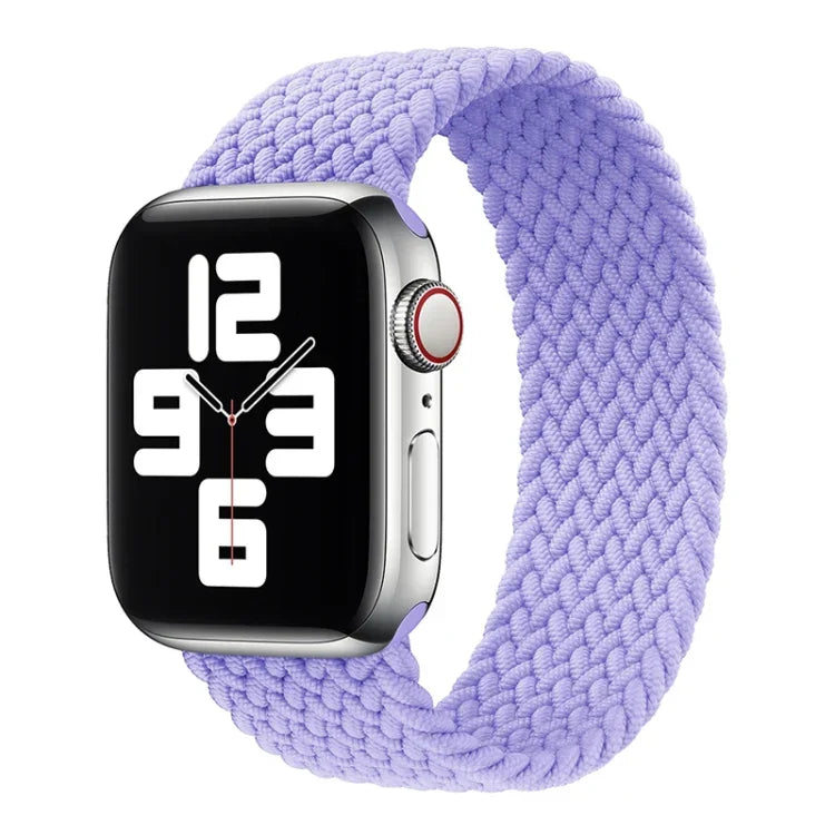 Pulseira de substituição em nylon trançado Metal Head cor sólida Para Apple Watch Series 6 & SE & 5 & 4 40mm / 3 & 2 & 1 38mm, L 155mm