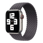 Pulseira de substituição em nylon trançado Metal Head cor sólida Para Apple Watch Series 6 & SE & 5 & 4 40mm / 3 & 2 & 1 38mm, L 155mm