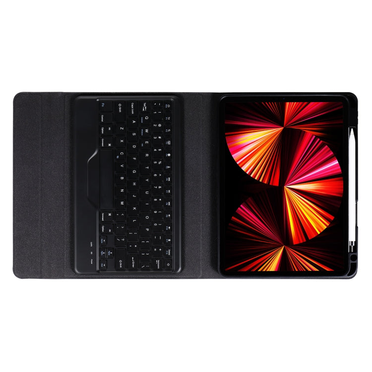 B011 Capa de couro para teclado Bluetooth destacável com suporte triangular e suporte para caneta, para iPad 9,7 2018 e 2017 / Pro 9,7 / Air 2, para iPad 10,2 2020 e 2019 / Pro 10,5 polegadas / Air 3 10,5 polegadas