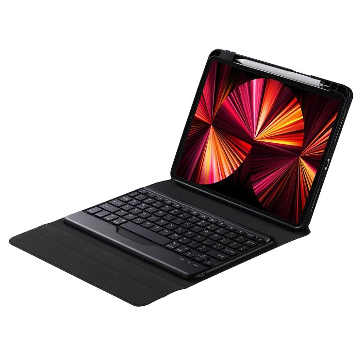 B011 Capa de couro para teclado Bluetooth destacável com suporte triangular e suporte para caneta, para iPad 9,7 2018 e 2017 / Pro 9,7 / Air 2, para iPad 10,2 2020 e 2019 / Pro 10,5 polegadas / Air 3 10,5 polegadas