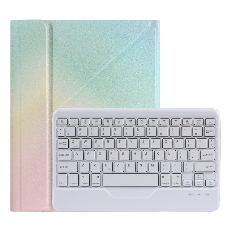 B011 Capa de couro para teclado Bluetooth destacável com suporte triangular e suporte para caneta, para iPad 9,7 2018 e 2017 / Pro 9,7 / Air 2, para iPad 10,2 2020 e 2019 / Pro 10,5 polegadas / Air 3 10,5 polegadas