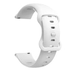 Correia de Substituição em Silicone com Fivela Borboleta, 20mm para Samsung Galaxy Watch Active 3 41mm, 22mm para Samsung Galaxy Watch Active 3 45mm