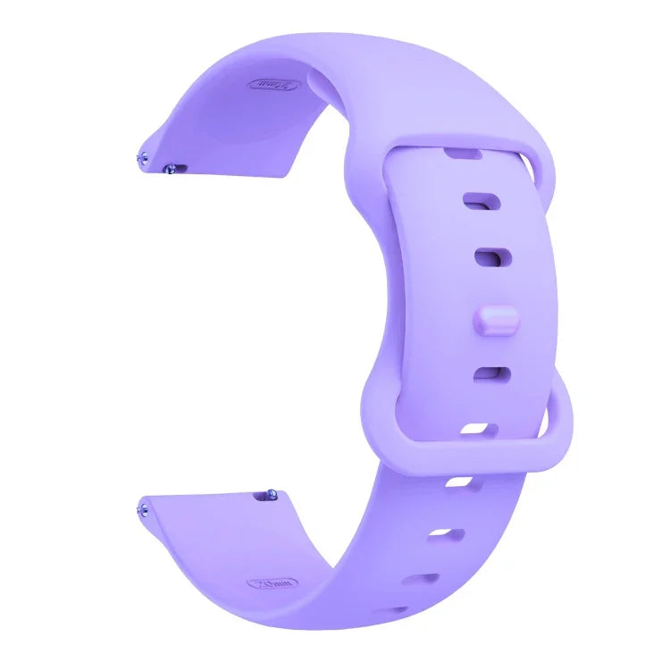Correia de Substituição em Silicone com Fivela Borboleta, 20mm para Samsung Galaxy Watch Active 3 41mm, 22mm para Samsung Galaxy Watch Active 3 45mm