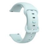Correia de Substituição em Silicone com Fivela Borboleta, 20mm para Samsung Galaxy Watch Active 3 41mm, 22mm para Samsung Galaxy Watch Active 3 45mm