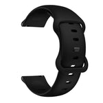 Correia de Substituição em Silicone com Fivela Borboleta, 20mm para Samsung Galaxy Watch Active 3 41mm, 22mm para Samsung Galaxy Watch Active 3 45mm