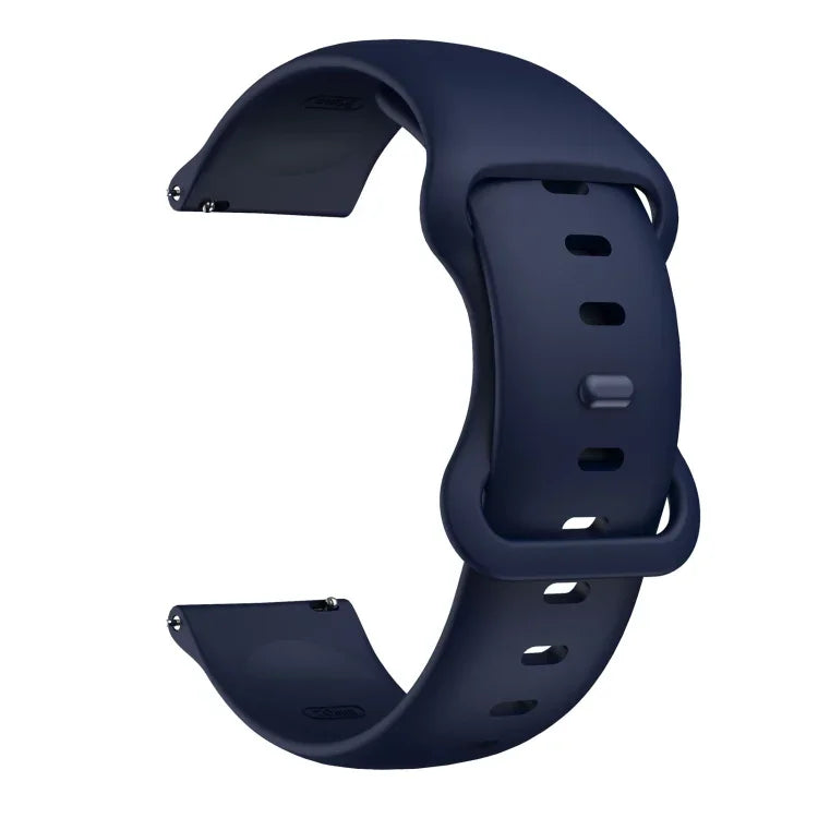 Correia de Substituição em Silicone com Fivela Borboleta, 20mm para Samsung Galaxy Watch Active 3 41mm, 22mm para Samsung Galaxy Watch Active 3 45mm