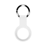 Capa protetora em silicone líquido Mutural com argola para AirTag 2ª geração / AirTag 1ª geração