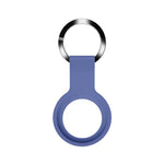 Capa protetora em silicone líquido Mutural com argola para AirTag 2ª geração / AirTag 1ª geração