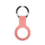 Capa protetora em silicone líquido Mutural com argola para AirTag 2ª geração / AirTag 1ª geração