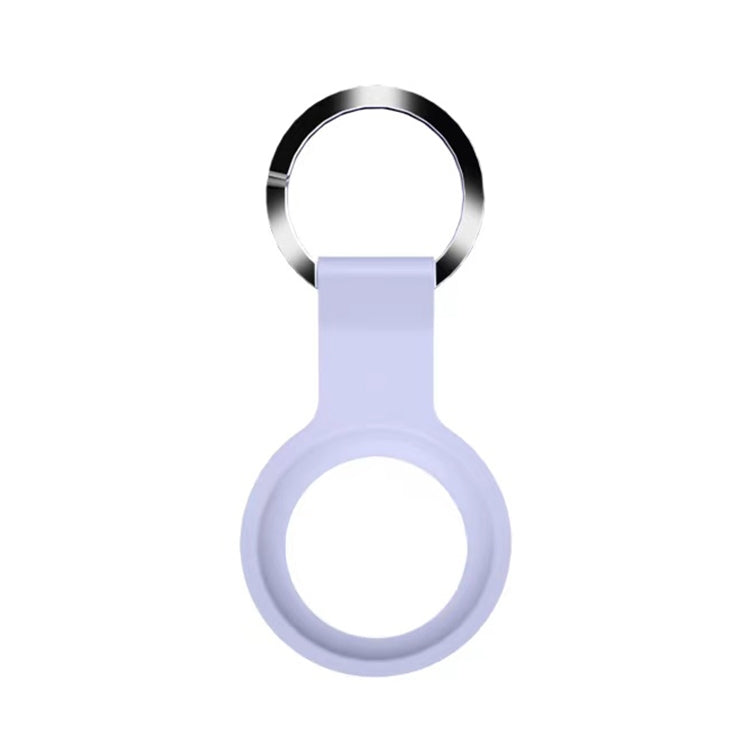 Capa protetora em silicone líquido Mutural com argola para AirTag 2ª geração / AirTag 1ª geração