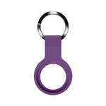 Capa protetora em silicone líquido Mutural com argola para AirTag 2ª geração / AirTag 1ª geração