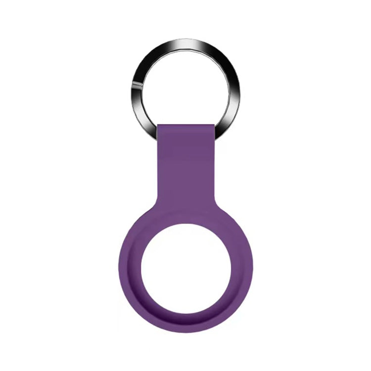 Capa protetora em silicone líquido Mutural com argola para AirTag 2ª geração / AirTag 1ª geração