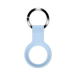 Capa protetora em silicone líquido Mutural com argola para AirTag 2ª geração / AirTag 1ª geração