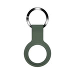 Capa protetora em silicone líquido Mutural com argola para AirTag 2ª geração / AirTag 1ª geração
