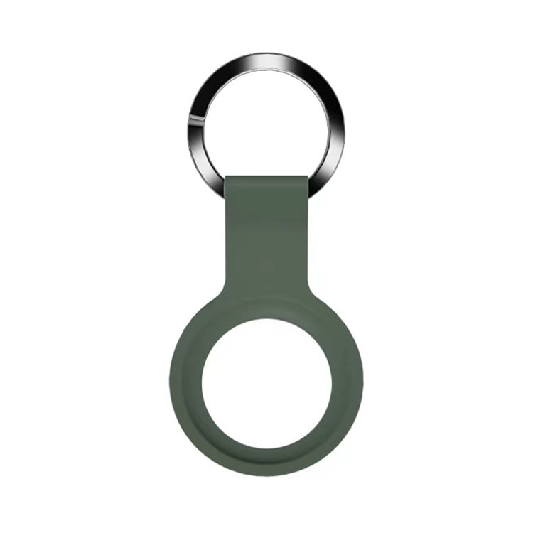 Capa protetora em silicone líquido Mutural com argola para AirTag 2ª geração / AirTag 1ª geração