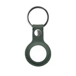 Capa protetora em pele PU Mutural com argola para AirTag 2ª geração / AirTag 1ª geração
