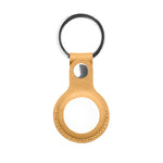 Capa protetora em pele PU Mutural com argola para AirTag 2ª geração / AirTag 1ª geração