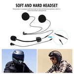 WUPP Bluetooth 5.1 S2 Capacete de Motocicleta Intercomunicador Bluetooth Full Duplex Auricular