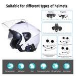 WUPP Bluetooth 5.1 S2 Capacete de Motocicleta Intercomunicador Bluetooth Full Duplex Auricular