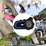 WUPP Bluetooth 5.1 S2 Capacete de Motocicleta Intercomunicador Bluetooth Full Duplex Auricular