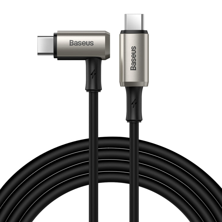 Cabo Baseus CATPN-01 100W 5A PD3.1 Gen2 USB-C / Type-C para USB-C / Type-C HD de Ecrã Igual Coaxial, Comprimento do Cabo: 1,5m