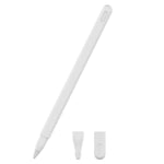 Conjunto de capa protetora para caneta stylus de silicone cor pura 3 em 1 para Apple Pencil 2