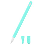 Conjunto de capa protetora para caneta stylus de silicone cor pura 3 em 1 para Apple Pencil 2