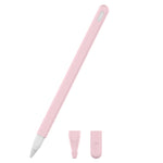 Conjunto de capa protetora para caneta stylus de silicone cor pura 3 em 1 para Apple Pencil 2