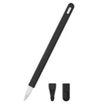 Conjunto de capa protetora para caneta stylus de silicone cor pura 3 em 1 para Apple Pencil 2