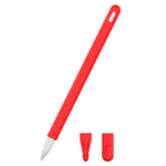 Conjunto de capa protetora para caneta stylus de silicone cor pura 3 em 1 para Apple Pencil 2