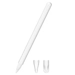 Conjunto de capa protetora para caneta stylus de silicone cor pura 3 em 1 para Apple Pencil 2