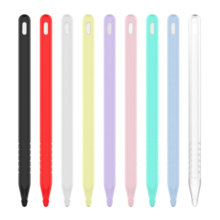 Conjunto de capa protetora para caneta stylus de silicone cor pura 3 em 1 para Apple Pencil 2