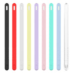 Conjunto de capa protetora para caneta stylus de silicone cor pura 3 em 1 para Apple Pencil 2