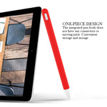 Conjunto de capa protetora para caneta stylus de silicone cor pura 3 em 1 para Apple Pencil 2