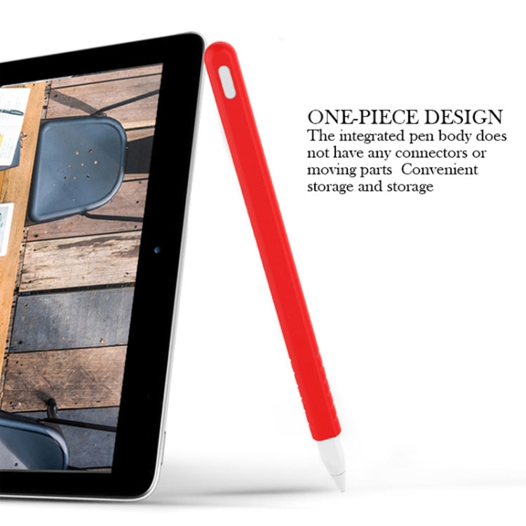 Conjunto de capa protetora para caneta stylus de silicone cor pura 3 em 1 para Apple Pencil 2