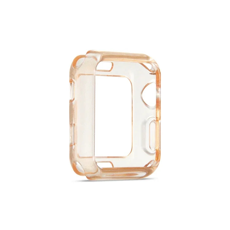 Capa Protetora TPU com Pó Brilhante, Para Apple Watch Series 6 / 5 / 4 / Watch SE 44mm, Para Apple Watch Series 3 & 2 & 1 42mm, Para Apple Watch Series 6 / 5 / 4 / Watch SE 40mm, Para Apple Watch Series 3 & 2 & 1 38mm