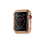 Capa Protetora TPU com Pó Brilhante, Para Apple Watch Series 6 / 5 / 4 / Watch SE 44mm, Para Apple Watch Series 3 & 2 & 1 42mm, Para Apple Watch Series 6 / 5 / 4 / Watch SE 40mm, Para Apple Watch Series 3 & 2 & 1 38mm