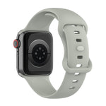 Correia de Relógio em Silicone Tamanho Grande Para Apple Watch Series, 7 41mm / 6 & SE & 5 & 4 40mm / 3 & 2 & 1 38mm, Tamanho: Grande, 7 45mm / 6 & SE & 5 & 4 44mm / 3 & 2 & 1 42mm, Tamanho: Grande