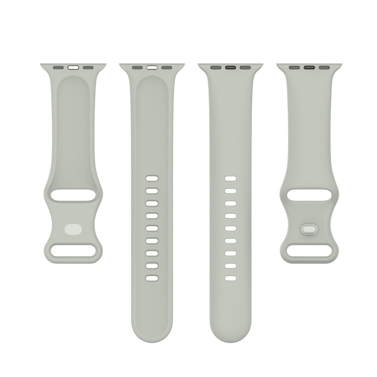 Correia de Relógio em Silicone Tamanho Grande Para Apple Watch Series, 7 41mm / 6 & SE & 5 & 4 40mm / 3 & 2 & 1 38mm, Tamanho: Grande, 7 45mm / 6 & SE & 5 & 4 44mm / 3 & 2 & 1 42mm, Tamanho: Grande