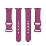Large Size Silicone Watch Band For Apple Watch Series, 7 41mm / 6 & SE & 5 & 4 40mm / 3 & 2 & 1 38mm, Size: Large Size, 7 45mm / 6 & SE & 5 & 4 44mm / 3 & 2 & 1 42mm, Size: Large Size