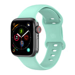 Correias de Relógio em Silicone Para Apple Watch Series, 7 41mm / 6 & SE & 5 & 4 40mm / 3 & 2 & 1 38mm, Tamanho: Código Pequeno, 7 45mm / 6 & SE & 5 & 4 44mm / 3 & 2 & 1 42mm, Tamanho: Código Pequeno