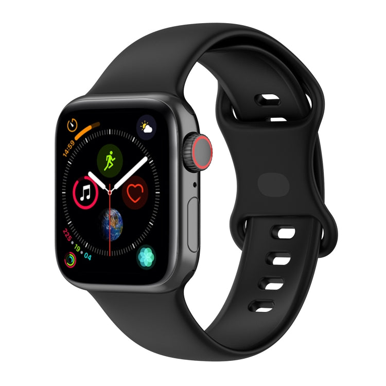 Correias de Relógio em Silicone Para Apple Watch Series, 7 41mm / 6 & SE & 5 & 4 40mm / 3 & 2 & 1 38mm, Tamanho: Código Pequeno, 7 45mm / 6 & SE & 5 & 4 44mm / 3 & 2 & 1 42mm, Tamanho: Código Pequeno