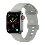 Correias de Relógio em Silicone Para Apple Watch Series, 7 41mm / 6 & SE & 5 & 4 40mm / 3 & 2 & 1 38mm, Tamanho: Código Pequeno, 7 45mm / 6 & SE & 5 & 4 44mm / 3 & 2 & 1 42mm, Tamanho: Código Pequeno