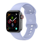 Correias de Relógio em Silicone Para Apple Watch Series, 7 41mm / 6 & SE & 5 & 4 40mm / 3 & 2 & 1 38mm, Tamanho: Código Pequeno, 7 45mm / 6 & SE & 5 & 4 44mm / 3 & 2 & 1 42mm, Tamanho: Código Pequeno