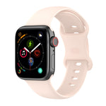 Correias de Relógio em Silicone Para Apple Watch Series, 7 41mm / 6 & SE & 5 & 4 40mm / 3 & 2 & 1 38mm, Tamanho: Código Pequeno, 7 45mm / 6 & SE & 5 & 4 44mm / 3 & 2 & 1 42mm, Tamanho: Código Pequeno