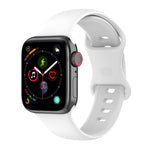 Correias de Relógio em Silicone Para Apple Watch Series, 7 41mm / 6 & SE & 5 & 4 40mm / 3 & 2 & 1 38mm, Tamanho: Código Pequeno, 7 45mm / 6 & SE & 5 & 4 44mm / 3 & 2 & 1 42mm, Tamanho: Código Pequeno