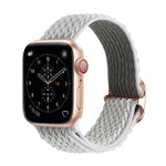 Correias de Relógio de Nylon com Textura Ondulada para Substituição Para Apple Watch Series, 7 45mm / 6 & SE & 5 & 4 44mm / 3 & 2 & 1 42mm, 7 41mm / 6 & SE & 5 & 4 40mm / 3 & 2 & 1 38mm
