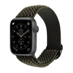 Correias de Relógio de Nylon com Textura Ondulada para Substituição Para Apple Watch Series, 7 45mm / 6 & SE & 5 & 4 44mm / 3 & 2 & 1 42mm, 7 41mm / 6 & SE & 5 & 4 40mm / 3 & 2 & 1 38mm