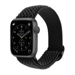 Correias de Relógio de Nylon com Textura Ondulada para Substituição Para Apple Watch Series, 7 45mm / 6 & SE & 5 & 4 44mm / 3 & 2 & 1 42mm, 7 41mm / 6 & SE & 5 & 4 40mm / 3 & 2 & 1 38mm